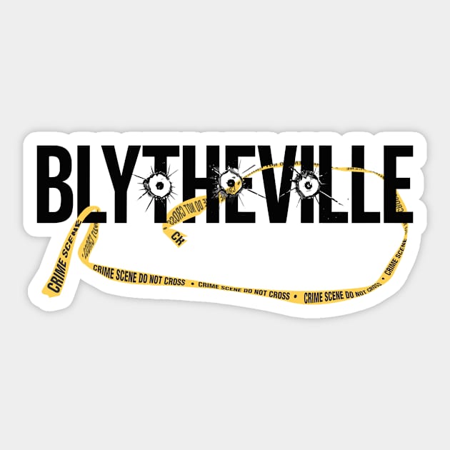 Don't Cross Blytheville Sticker by rt-shirts